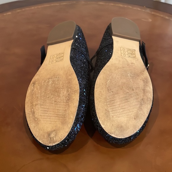 Girls' glitter Mary Jane ballet flats. USED SIZE K3 - Picture 5 of 7